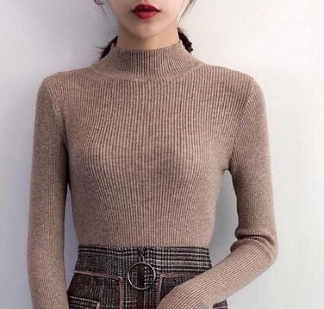 Áo Len Cổ 3cm hàng Q-C