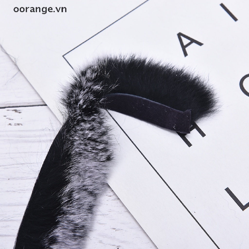 Bộ 2 Đệm Lông Thỏ Dài Gắn Nơ Dài Giảm Sốc Khi Bắn Súng