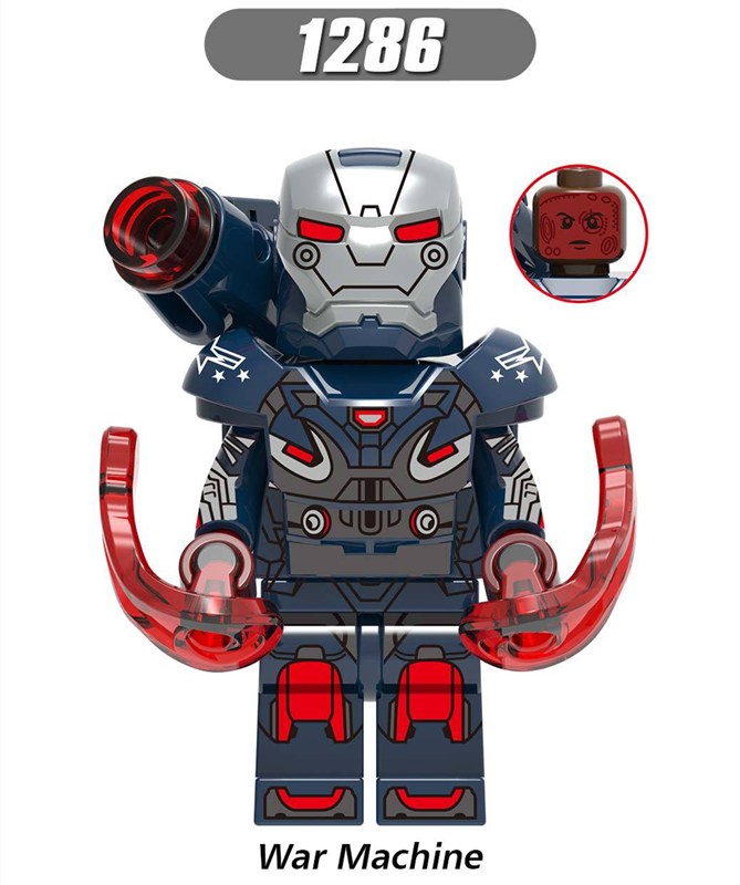 Mô hình lắp ghép nhân vật siêu anh hùng Avengers tùy chọn