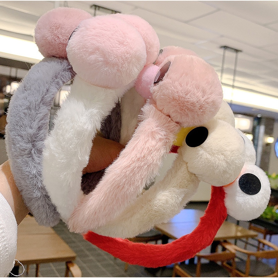 Băng Đô Cài Tóc Rửa Mặt Hình Đôi Mắt Hoạt Hình Nhồi Bông Phong Cách Hàn Quốc Dành Cho Bạn Gái