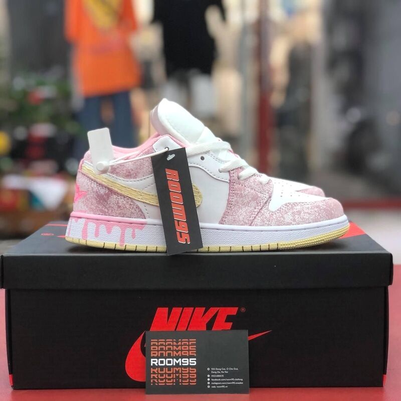 Giày thể thao sneaker ( JD_197 ) - JD 1 Low GS Strawberry Ice Cream