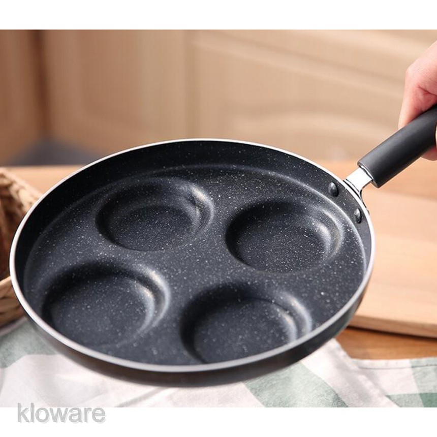 Chảo Chiên Trứng 4 Lỗ Hình Tròn Không Dính 24cm