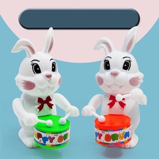 Đồ chơi thỏ đánh trống vặn cót