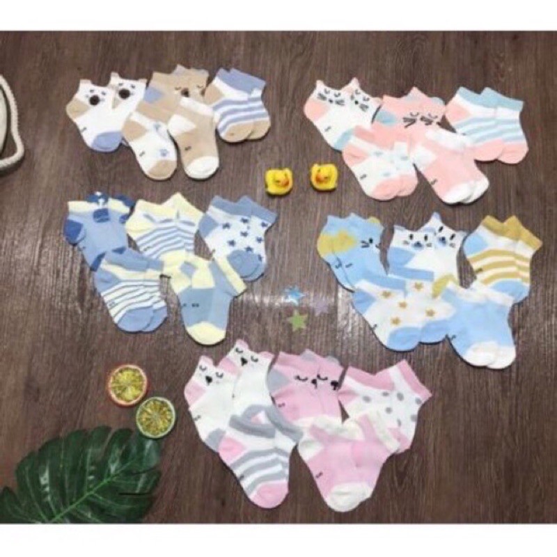 Set 5 đôi tất cổ ngắn cho bé