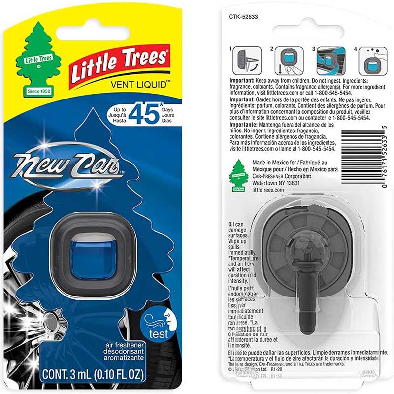 Tinh dầu thơm xe Little Trees Vent Liquid nhiều mùi, 3ml