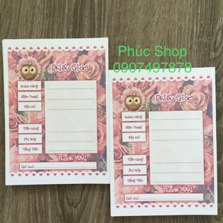 ☘️Phiếu Giao hàng cute