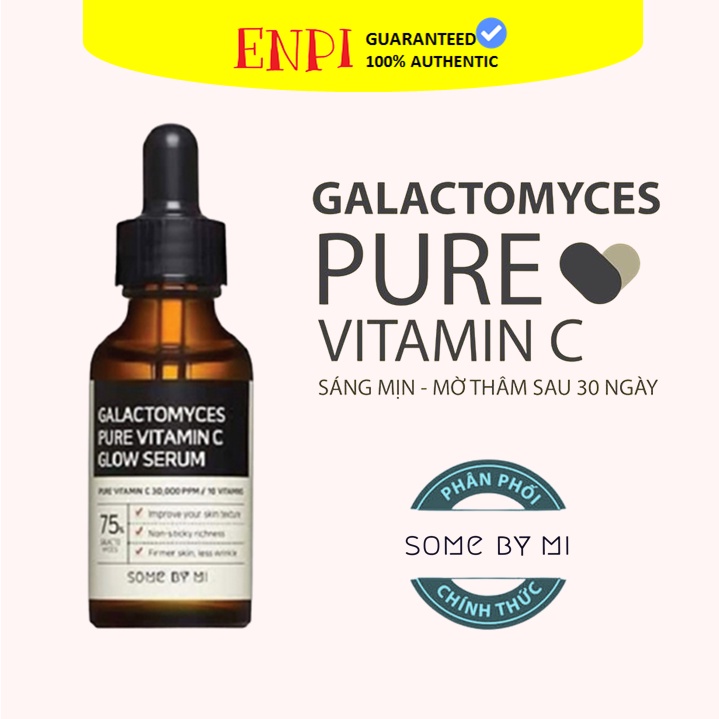 Giảm thâm sáng da Some By Mi Galactomyces Pure Vitamin C Glow Serum