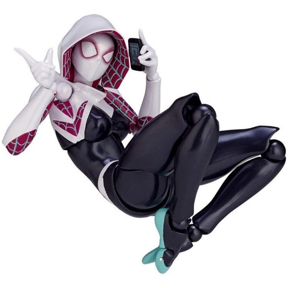 ✟▥▫Spider-Man Yamaguchi Phong cách Manga Mỹ Nữ Người nhện 004 Spider Gwen Hộp có thể di chuyển