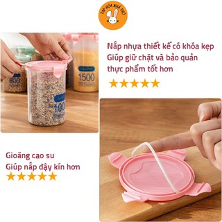 Hộp bảo quản thực phẩm, hộp đựng thực phẩm bằng nhựa PP an toàn cho sk