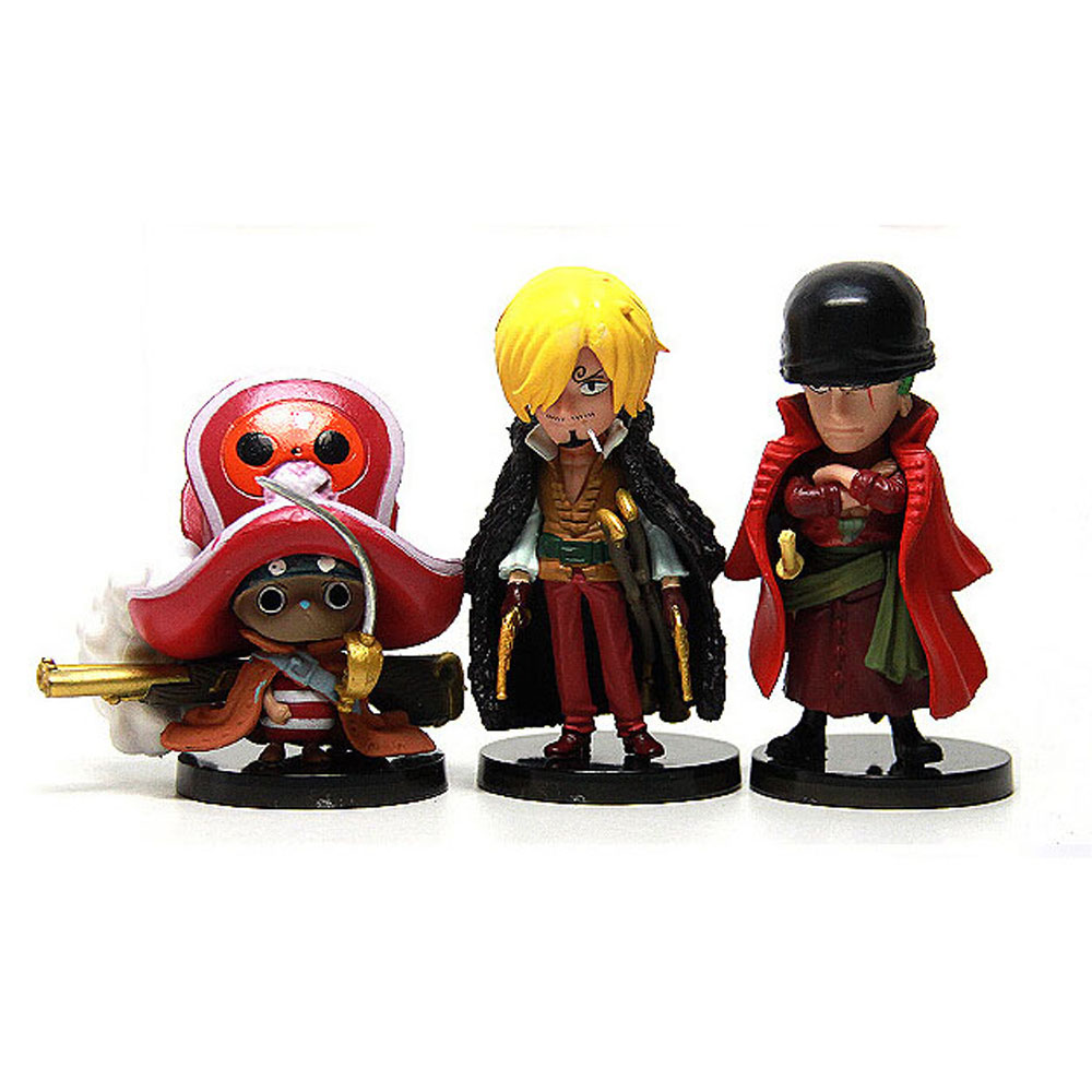 Set 9 Mô Hình Nhân Vật Phim Hoạt Hình One Piece Bằng Pvc