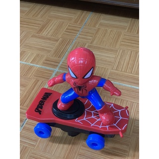 Đồ chơi siêu nhân người nhện spider man đi xe trượt scooter có đèn và nhạc 5080