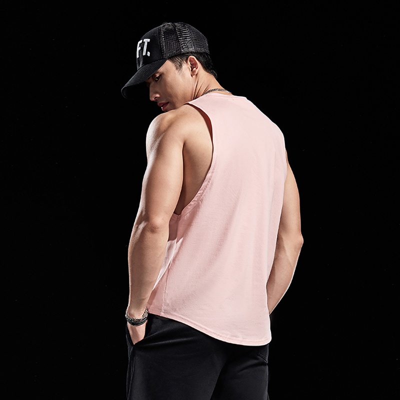 Áo Ba Lỗ Thể Thao Chất Liệu Cotton Thời Trang Mùa Hè Cho Nam Giới