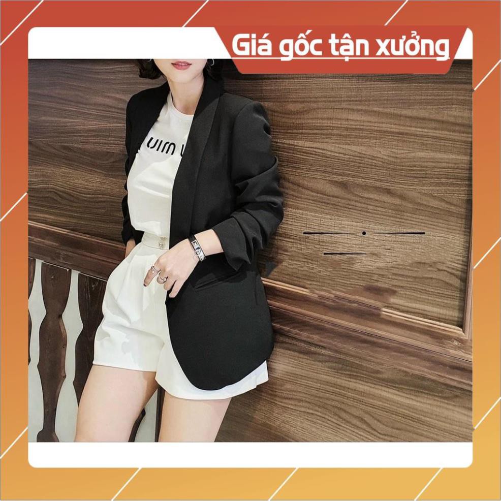 ÁO VEST- BLAZER CỔ TAY NHÚN CỔ SAM DÁNG SUÔNG NHẸ 2 LỚP 💕💕💕 | BigBuy360 - bigbuy360.vn