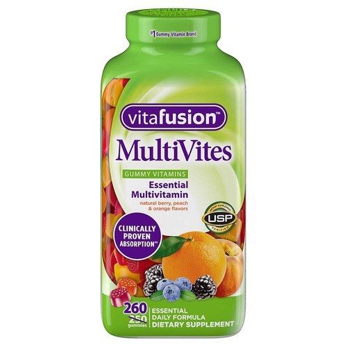 260 viên kẹo dẻo bổ sung vitamin tổng hợp Vitafusion MultiVites của Mỹ