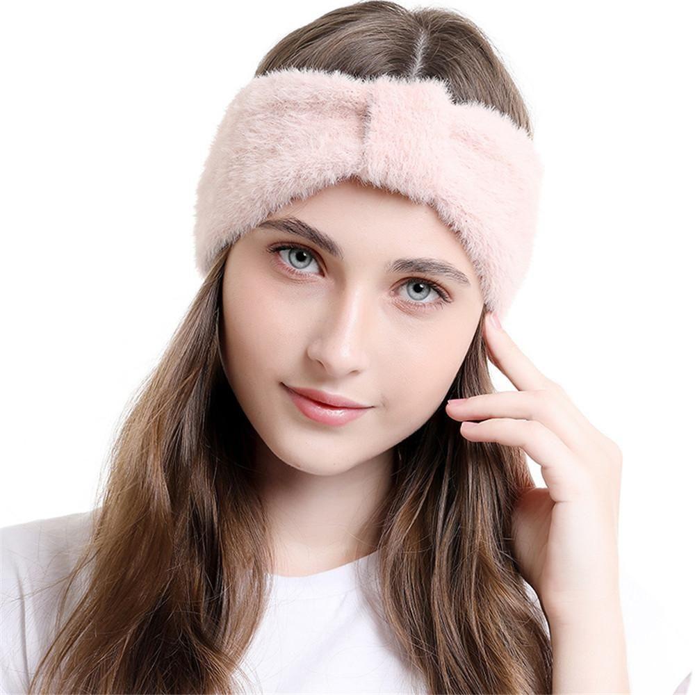 EUTUS Băng Đô Đan Len Cashmere Màu Kẹo Ngọt Thời Trang Đáng Yêu