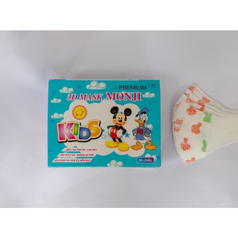 [GIÁ SỈ] Khẩu trang 3D Kids Trẻ Em họa tiết dễ thương(3-6 tuổi )