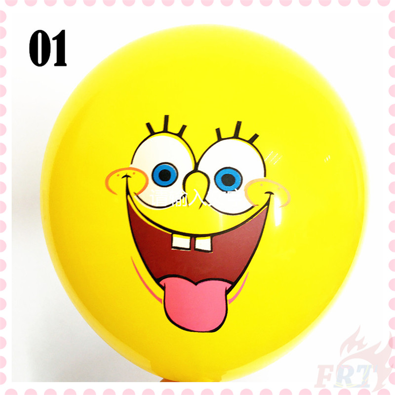 Bong bóng cao su 12 inch SpongeBob SquarePants trang trí tiệc sinh nhật phòng em bé