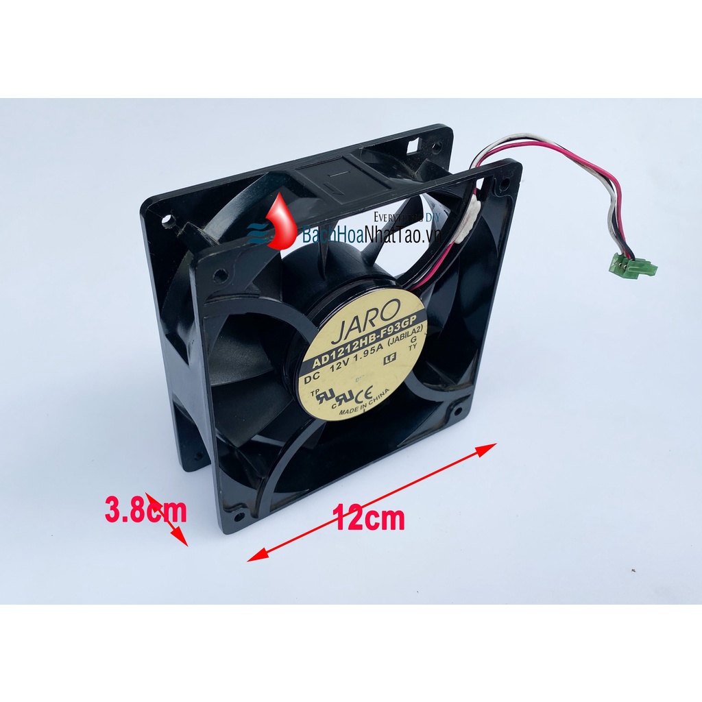 Quạt DC 12v-1.93a 12cm x 12cm