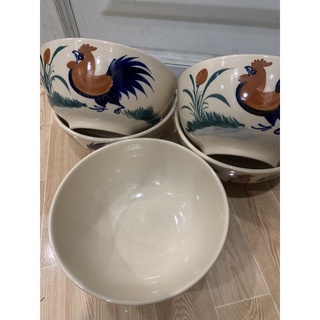 sét 2 tô con gà đủ size gốm cao lanh