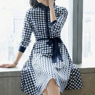 Đầm kate caro công sở