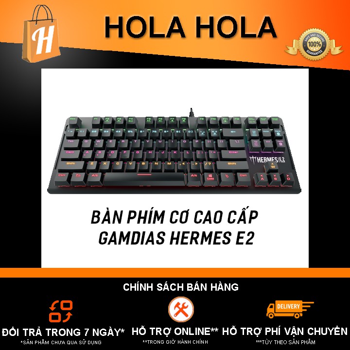 Bàn phím Gamdias Hermes E2