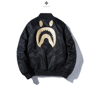 Áo Khoác Bomber Bape Shark 01