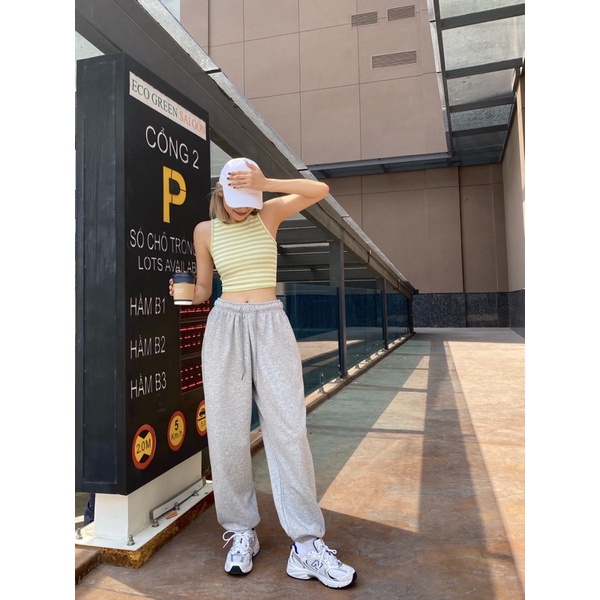 Sibling House - Quần jogger nữ trơn bo ống cá tính LUCY JOGGER PANTS