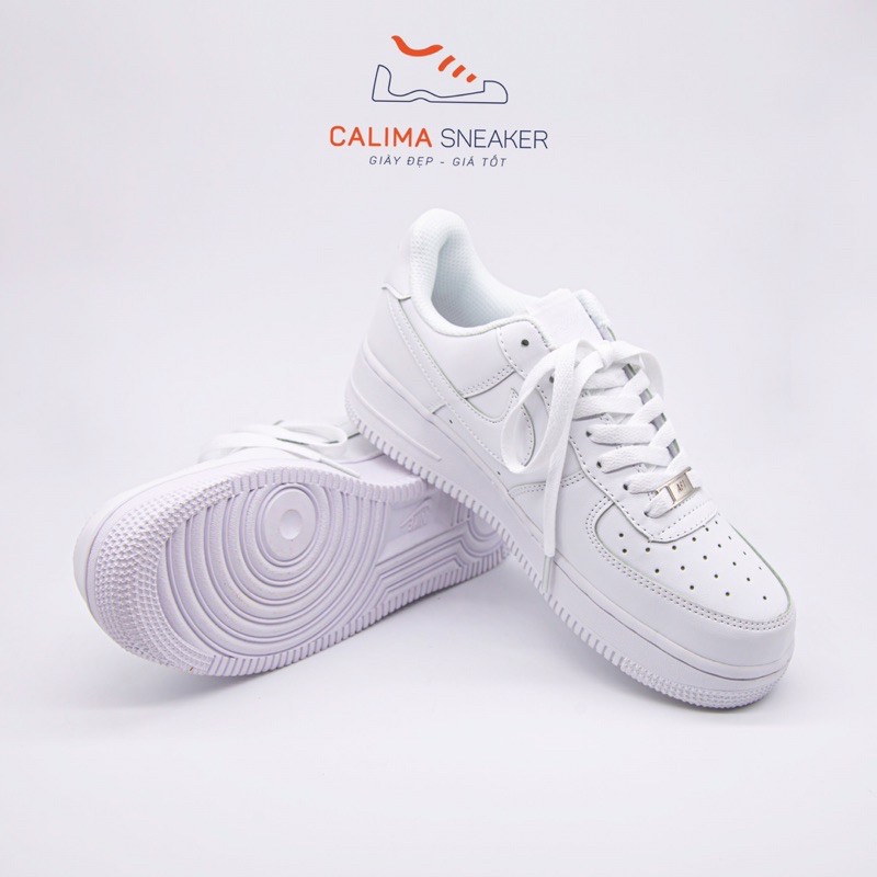 Giày sneaker nam, giày sneaker nữ  trắng AF1 cổ thấp trắng 36-43 Full Box | BigBuy360 - bigbuy360.vn