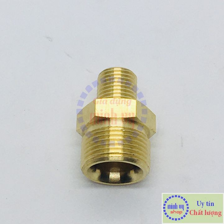 Khớp chuyển  - đầu chuyển ren NGOÀI 22mm (lỗ trong 14mm) sang ren NGOÀI 13mm 1/4&quot; - phụ kiện máy rửa xe