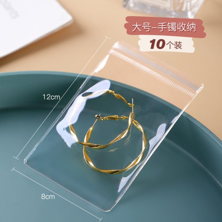 giahuydiet  Túi zip đựng trang sức PVC trong suốt ,có tác dụng bảo vệ chống ô-xy  hóa , bụi bẩn thuận tiện mang theo