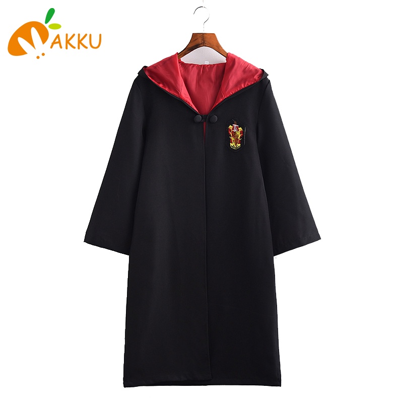 Harry Potter Trang phục cho trẻ em Holloween Đồng phục cậu bé Gryffindor Cape cô gái Slytherin em bé Hufflepuff Cloak Ravenclaw Cosplay Playful Magic Robe AKKU
