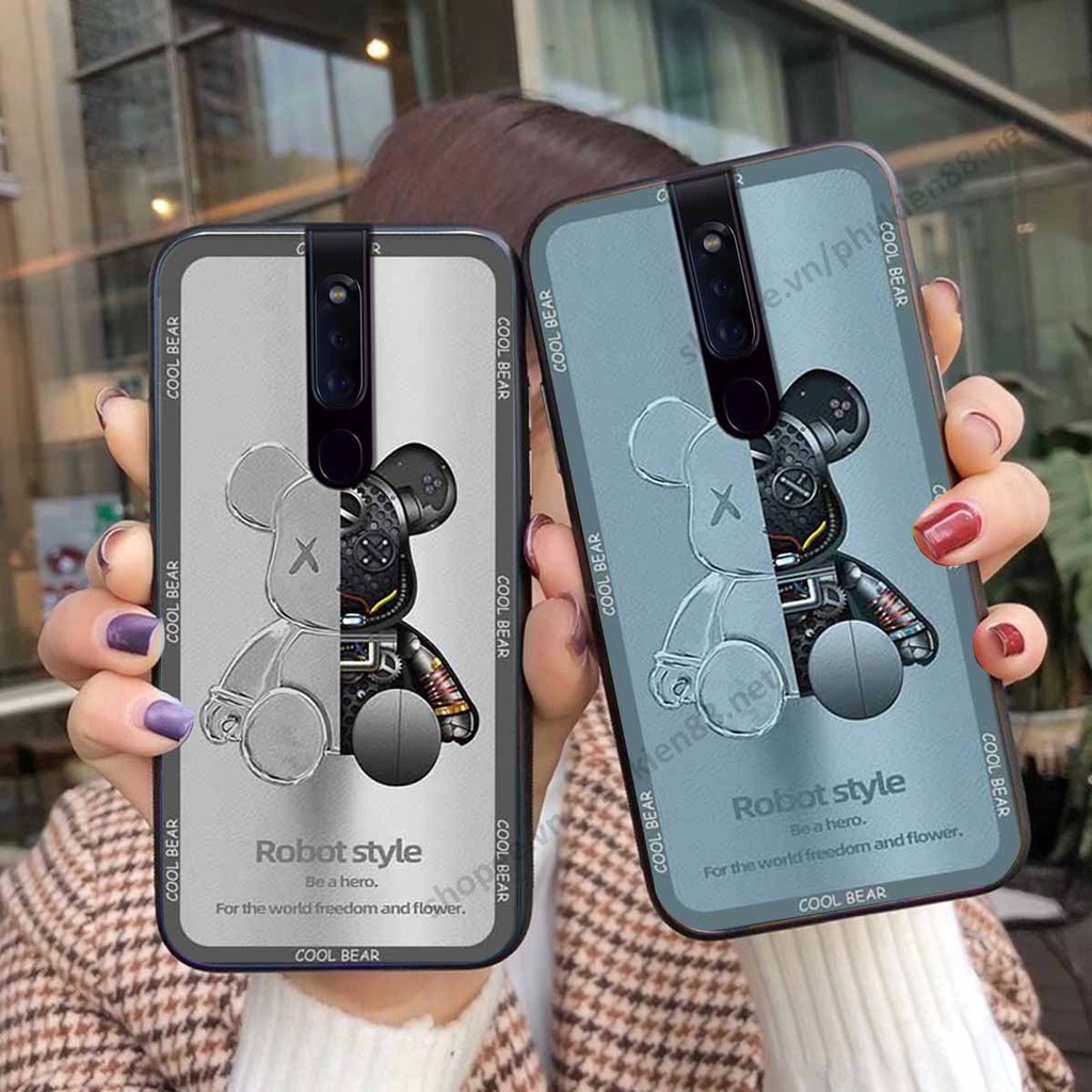 Ốp Oppo F11 / F11 Pro bear, k@ws thương hiệu phong cách ốp lưng thời trang cao cấp