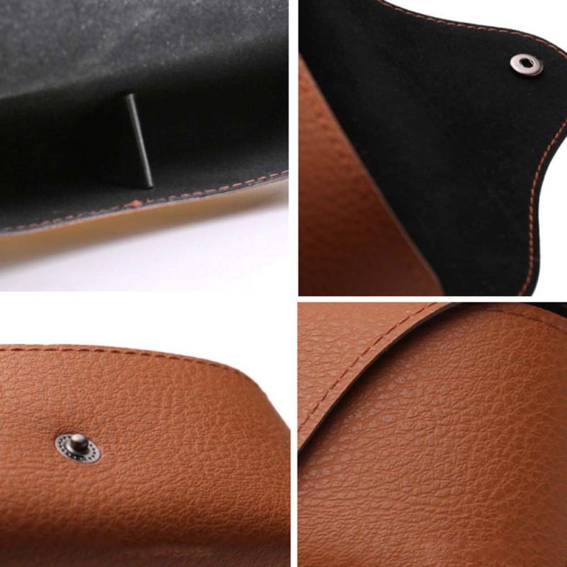 Hộp Đựng Mắt Kính Bằng Da Thời Trang Dành Cho Cả Nam Và Nữ