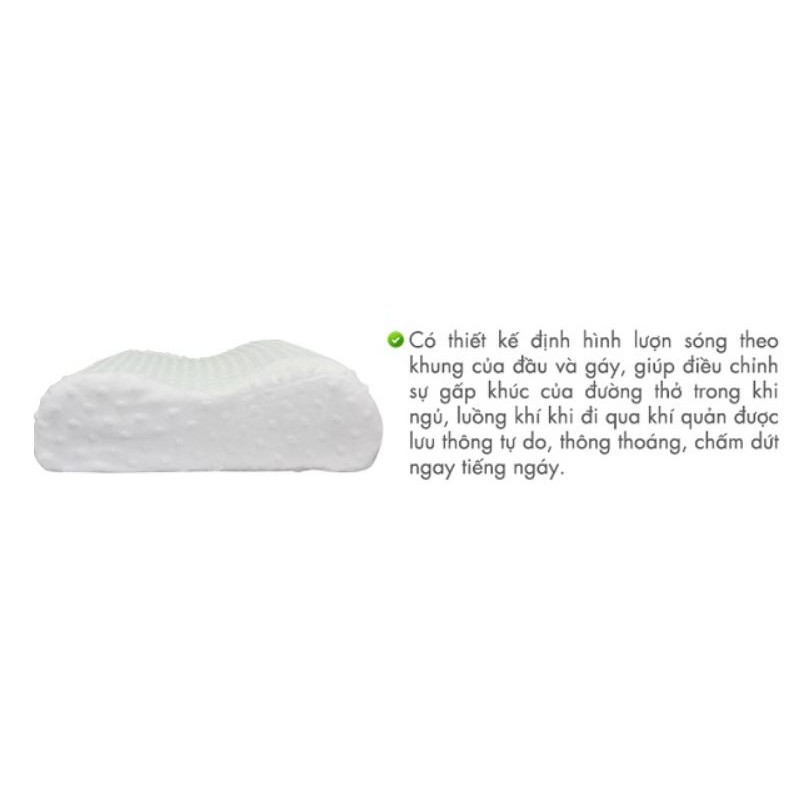 [LOCK&amp;LOCK CHÍNH HÃNG] Gối Memory Foam 50D Hình Cong Lock&amp;Lock HLW111(50 x 30 cm)