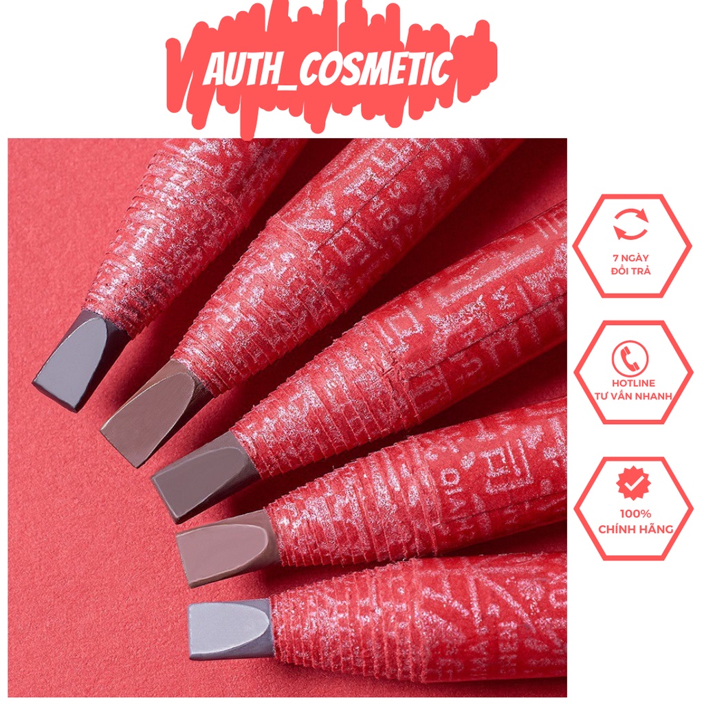 Chì xé kẻ lông mày Kasumi vỏ màu Đỏ