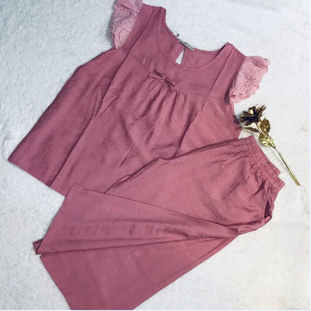 Đồ Bộ Nữ B013 VNXK Chất Đũi Kiểu Lửng Màu Sắc Đẹp (ẢNH SHOP TỰ CHỤP) | BigBuy360 - bigbuy360.vn