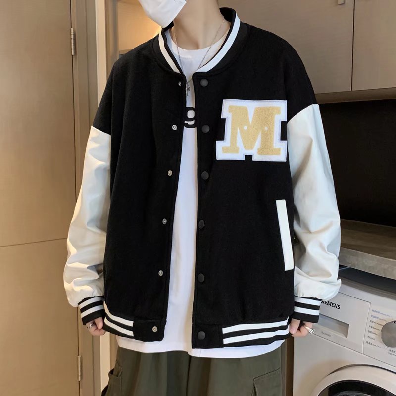 Áo khoác bóng chày nam dáng rộng phong cách trẻ trung thời trang Hàn Quốc cho cặp đôi fashion bigsize jacket unisex simpe áo bóng chày nữ jacket