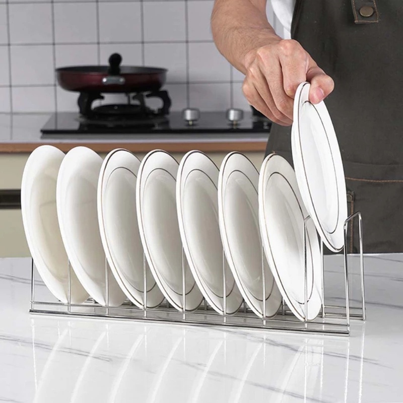 1 Giá Úp Chén Đĩa Bằng Thép Không Gỉ Tiện Dụng Cho Nhà Bếp