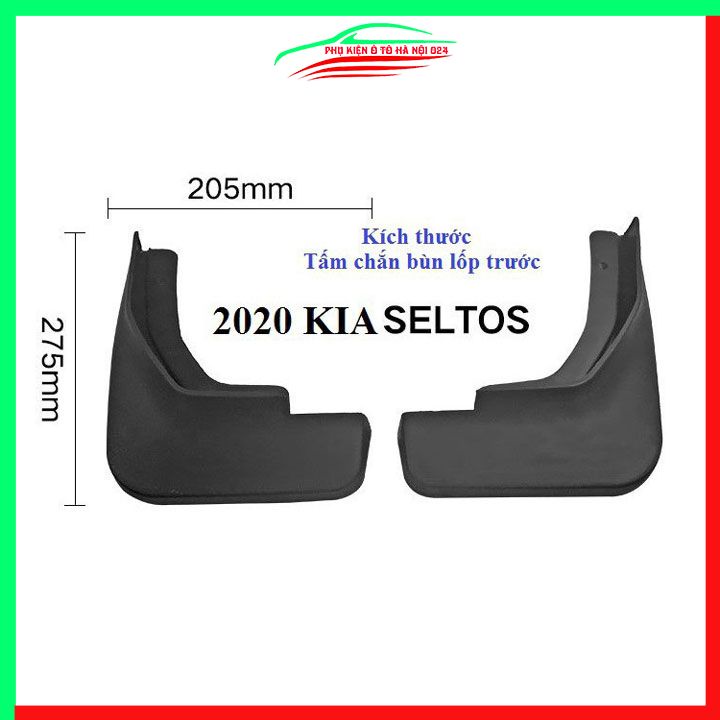 Bộ 4 chắn bùn Seltos 2020-2023 chuẩn theo xe