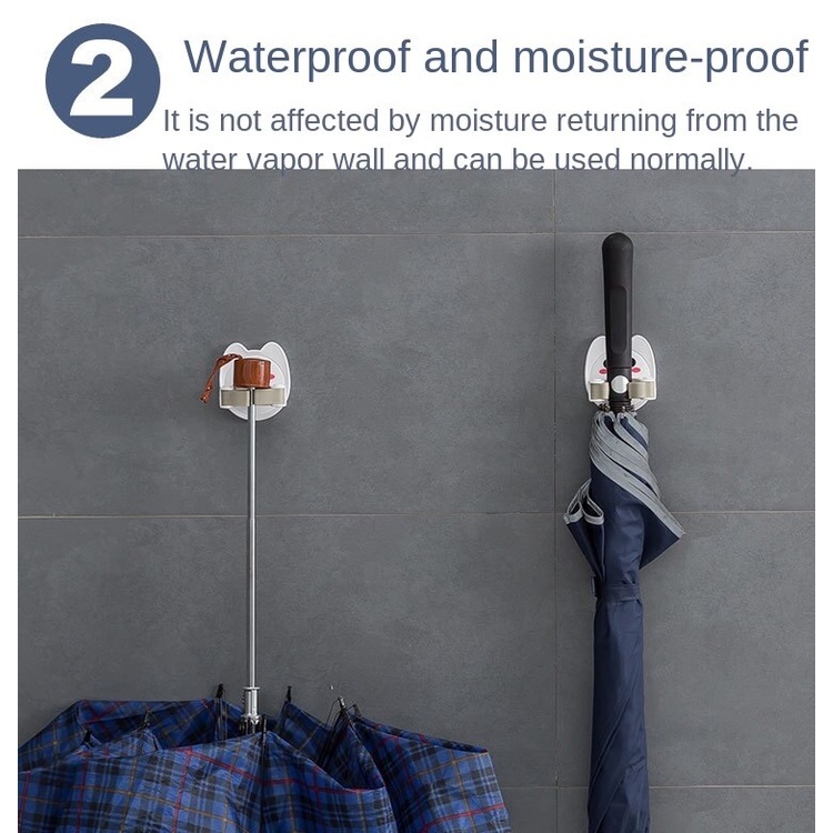 Móc Treo Cây Lau Nhà Gắn Tường Đa Năng Tiện Dụng