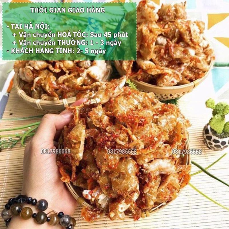 Ghẹ Sữa Rim Tỏi Ớt Giòn Tan Hũ 250g Đồ Ăn Vặt Mường Then | BigBuy360 - bigbuy360.vn