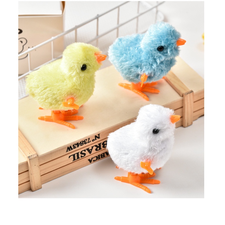 Gửi Một Đồ Chơi Gà Lên Dây Cót Nhồi Bông Màu Vàng Ngẫu Nhiên