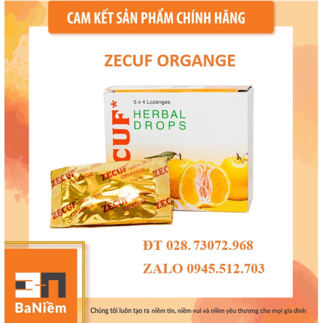 Kẹo ngậm thảo dược ZECUF