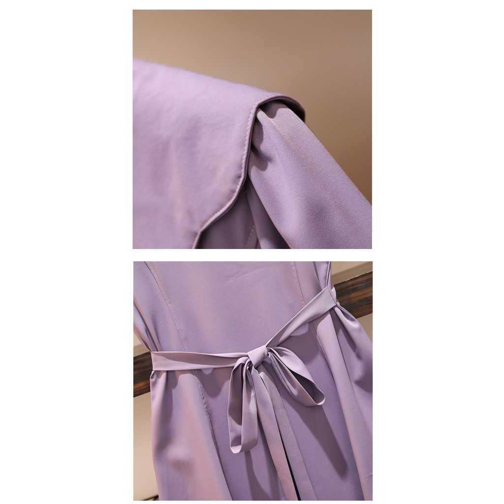 🌸Hàng Order🌸 Váy Tím Bigsize Đính Nơ Thắt Eo Cúc Ngọc Tiểu Thư Dịu Dàng 🌸Hàng Quảng Châu | BigBuy360 - bigbuy360.vn