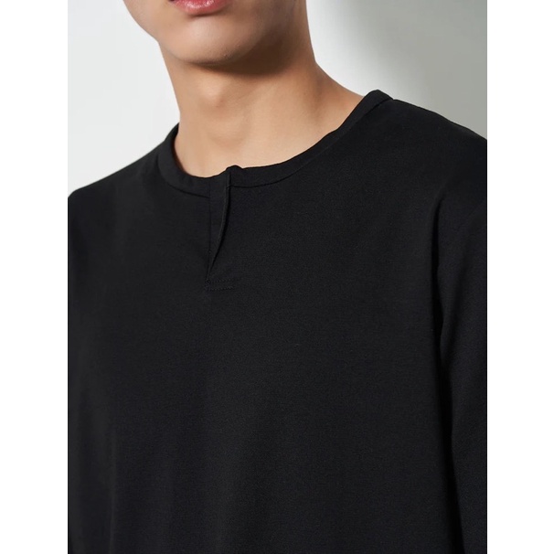 Áo dài tay cổ xẻ 8 seconds Hàn Quốc chính hãng