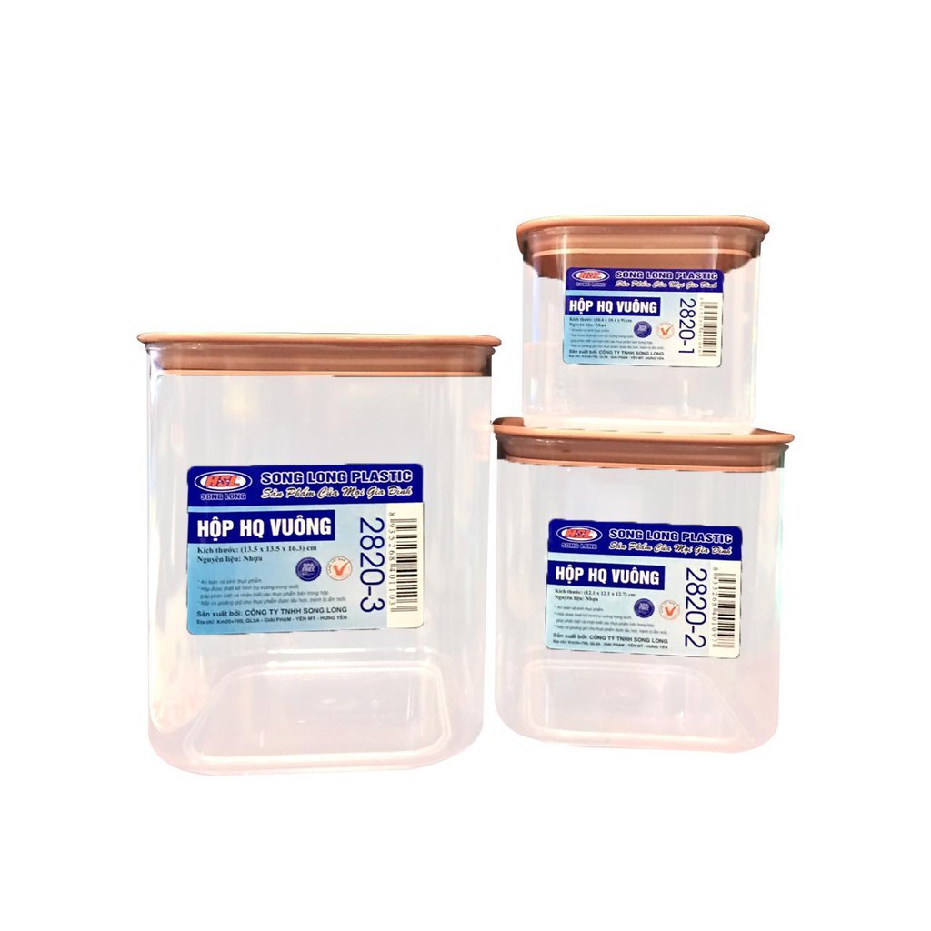 Bộ 3 Hộp Đựng Thực Phẩm Hàn Quốc Cao Cấp Song Long