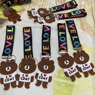 Móc khoá có dây hình gấu cony,móc treo chìa khoá