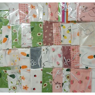 Set tự may dây buộc tóc scrunchies (1 set may 1 cái)