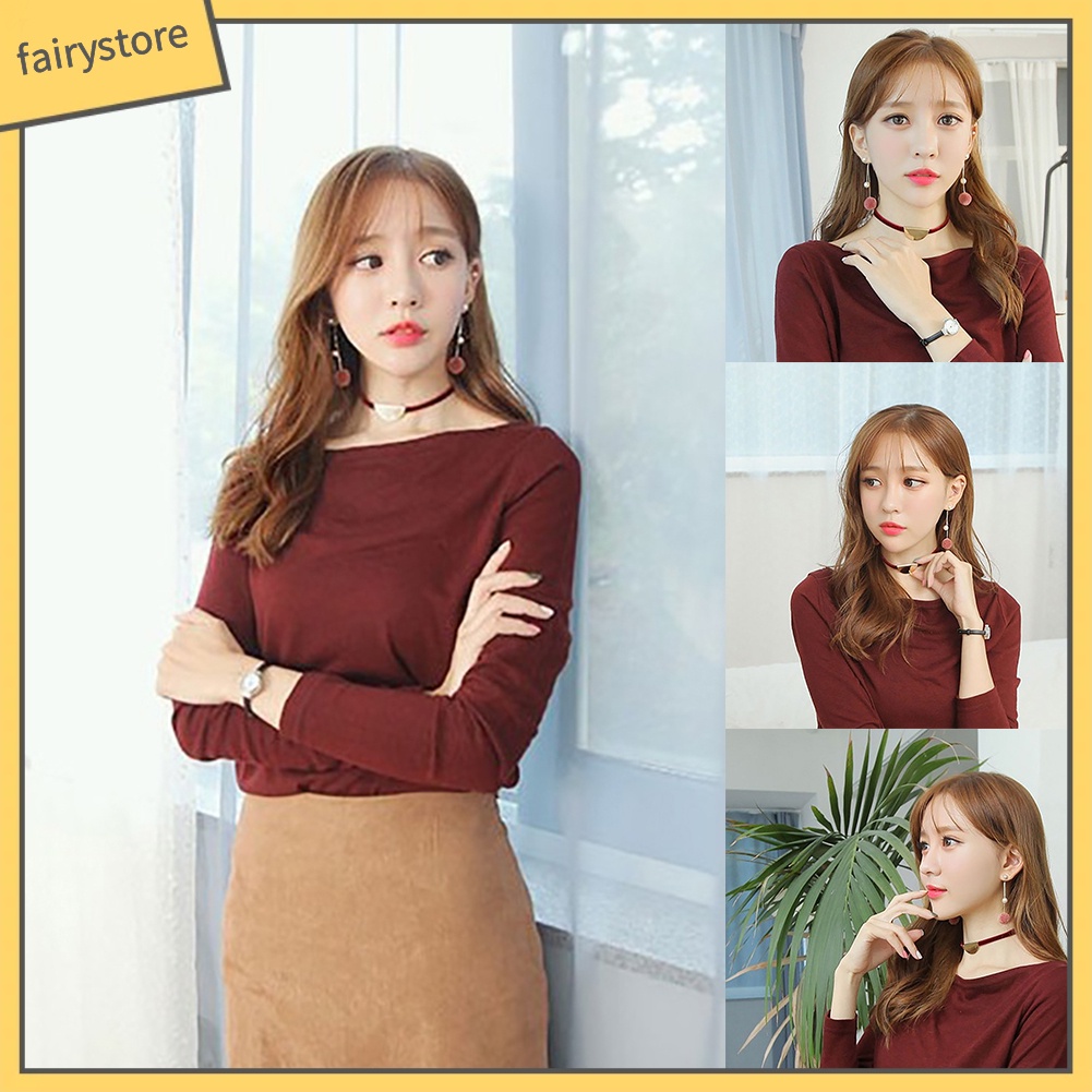 Bông Tai Dáng Dài Đính Ngọc Trai Nhân Tạo Thời Trang