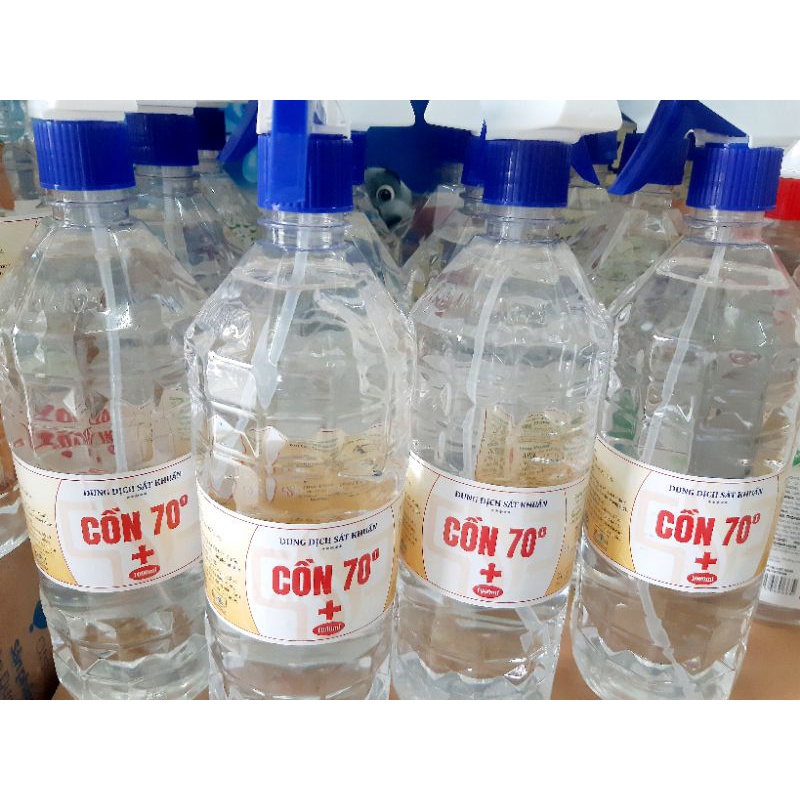 ✅ CỒN Y TẾ ETHANOL 70 ĐỘ VÒI XỊT 1LIT